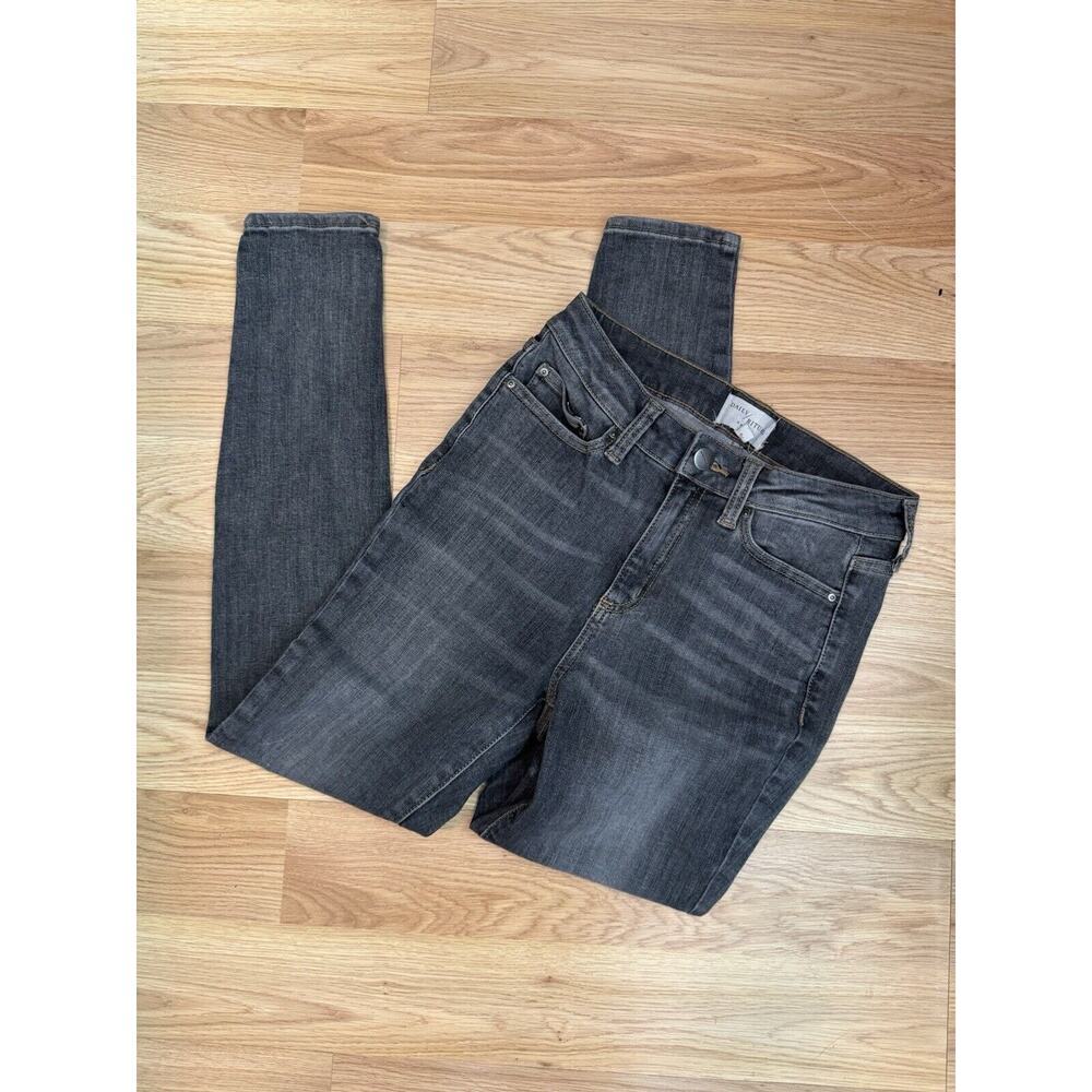 Daily Ritual Jeans Womens 26S High Rise Skinny Jeans Denim Stretch Gray‎